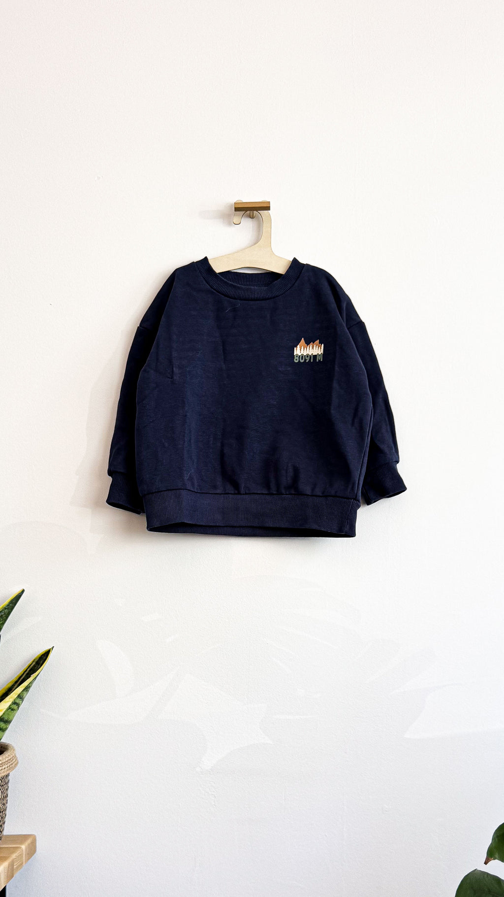 Sweat bleu marine montagne 3 ans - Vertbaudet