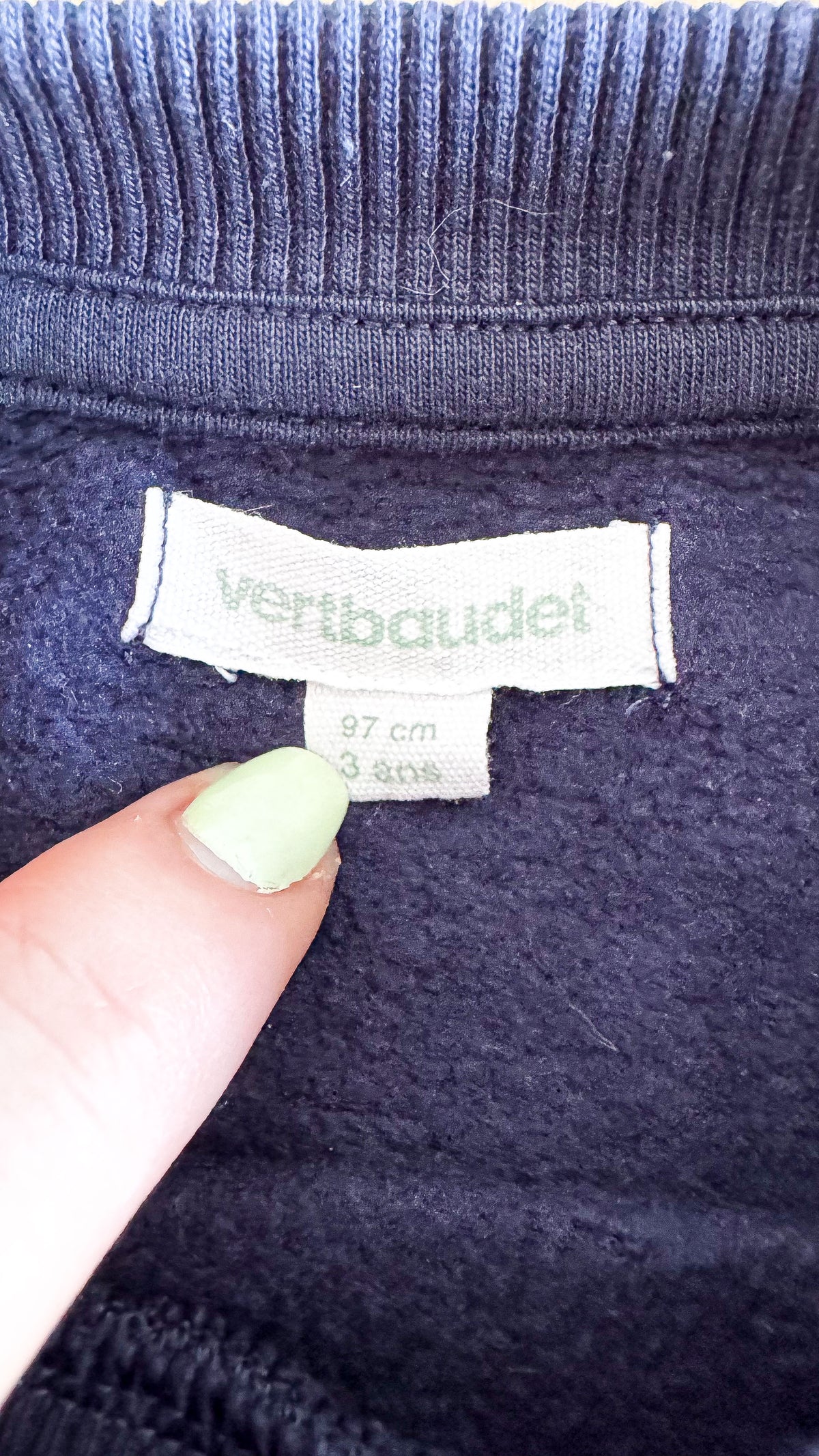 Sweat bleu marine montagne 3 ans - Vertbaudet