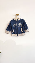 Veste zippée "Dirty Truck Co" bleu marine 6 mois - Pik Ouik