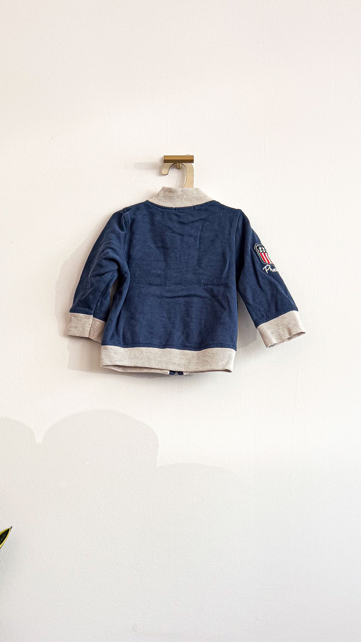 Veste zippée "Dirty Truck Co" bleu marine 6 mois - Pik Ouik