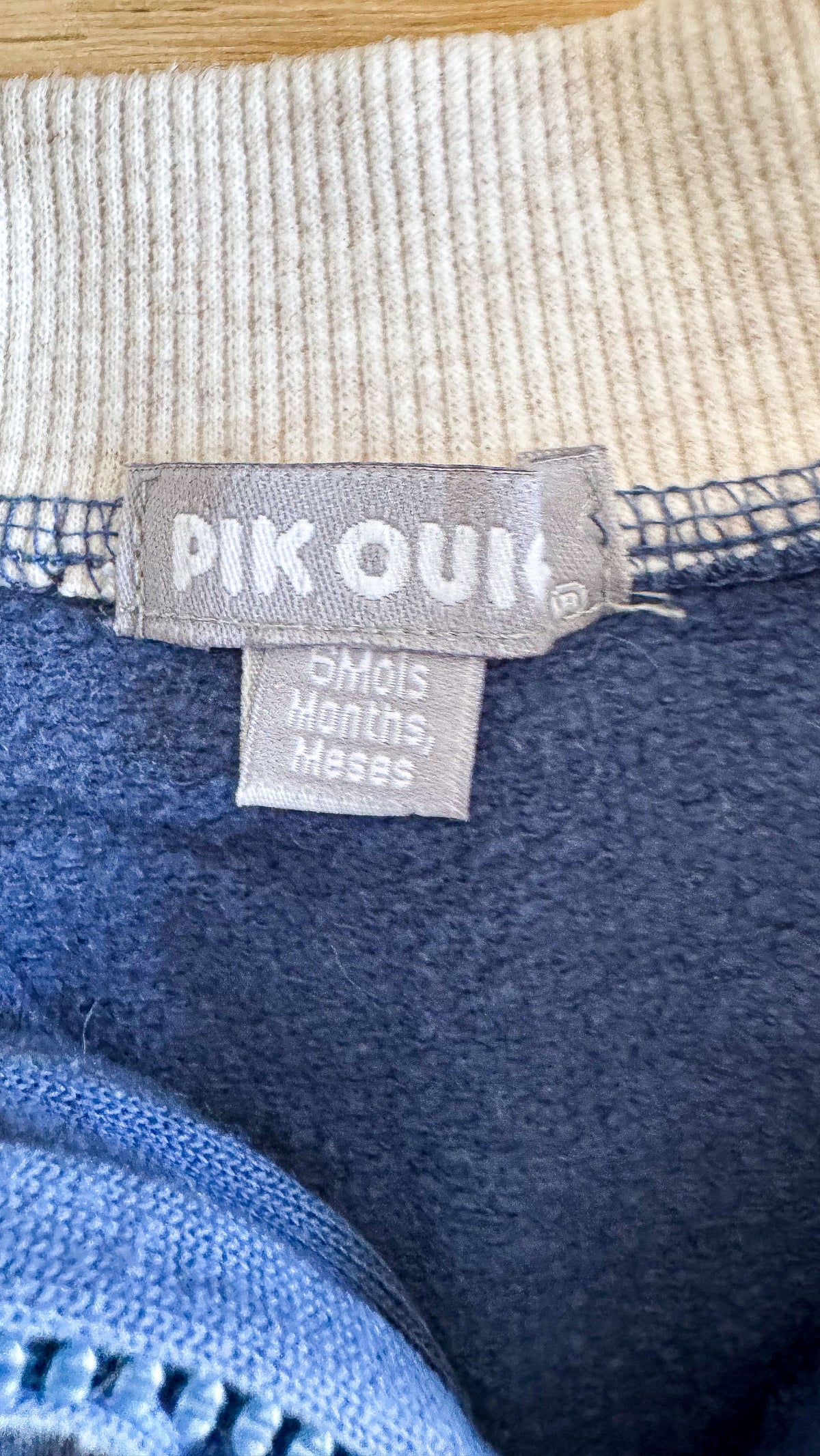 Veste zippée "Dirty Truck Co" bleu marine 6 mois - Pik Ouik
