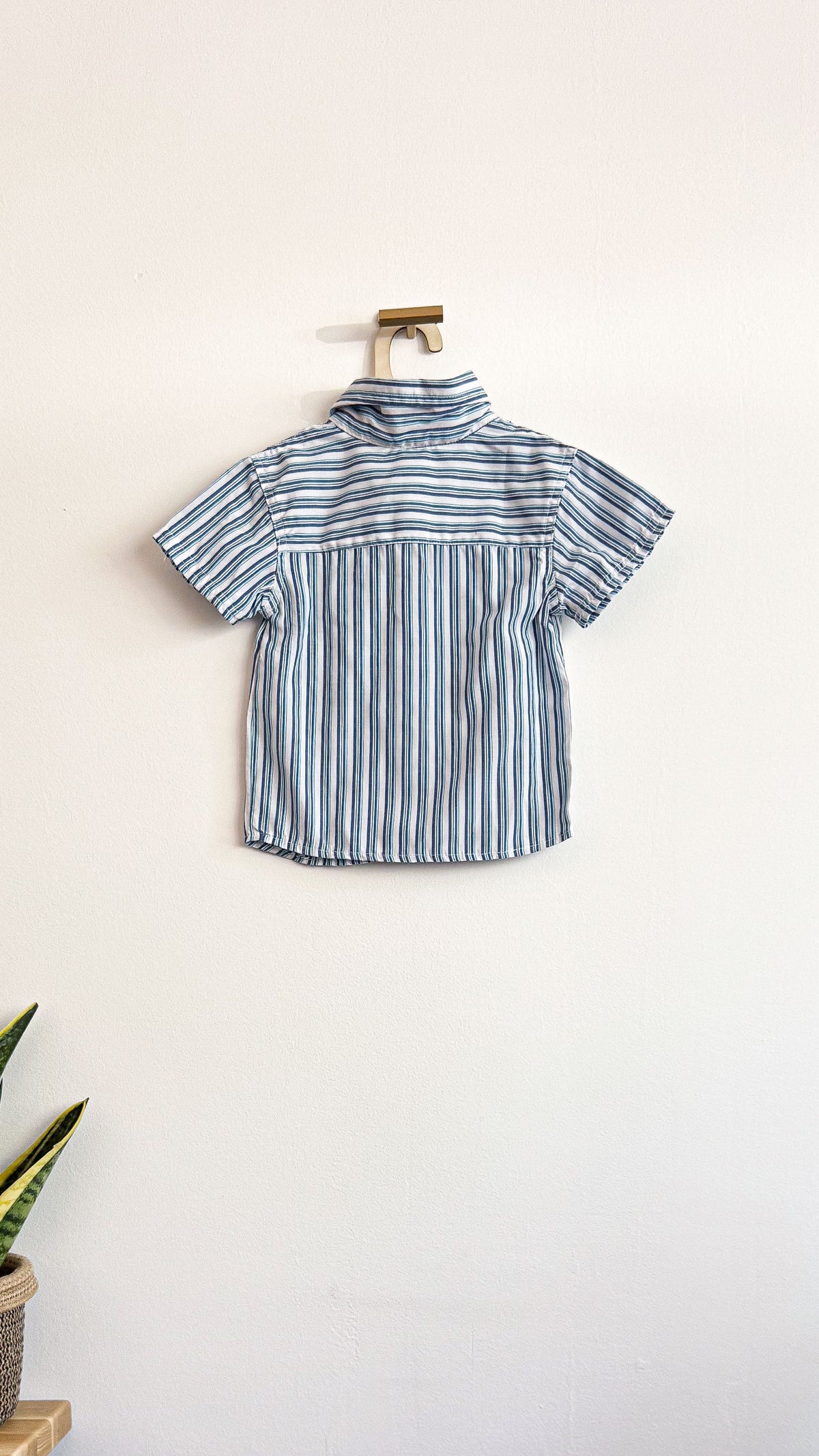 Chemise rayée manches courtes imprimée 6/12 mois - Little Rebels