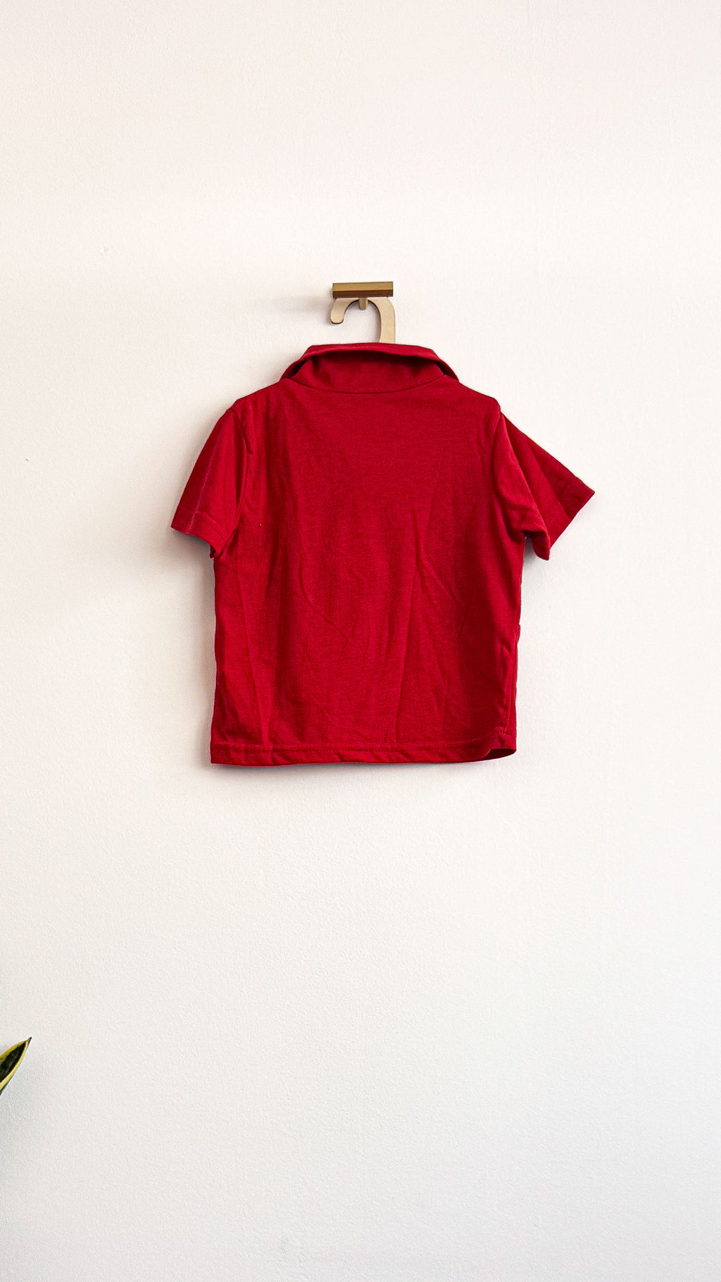 Polo rouge rayé "South Wind Skipper" 6/12 mois - Little Rebels