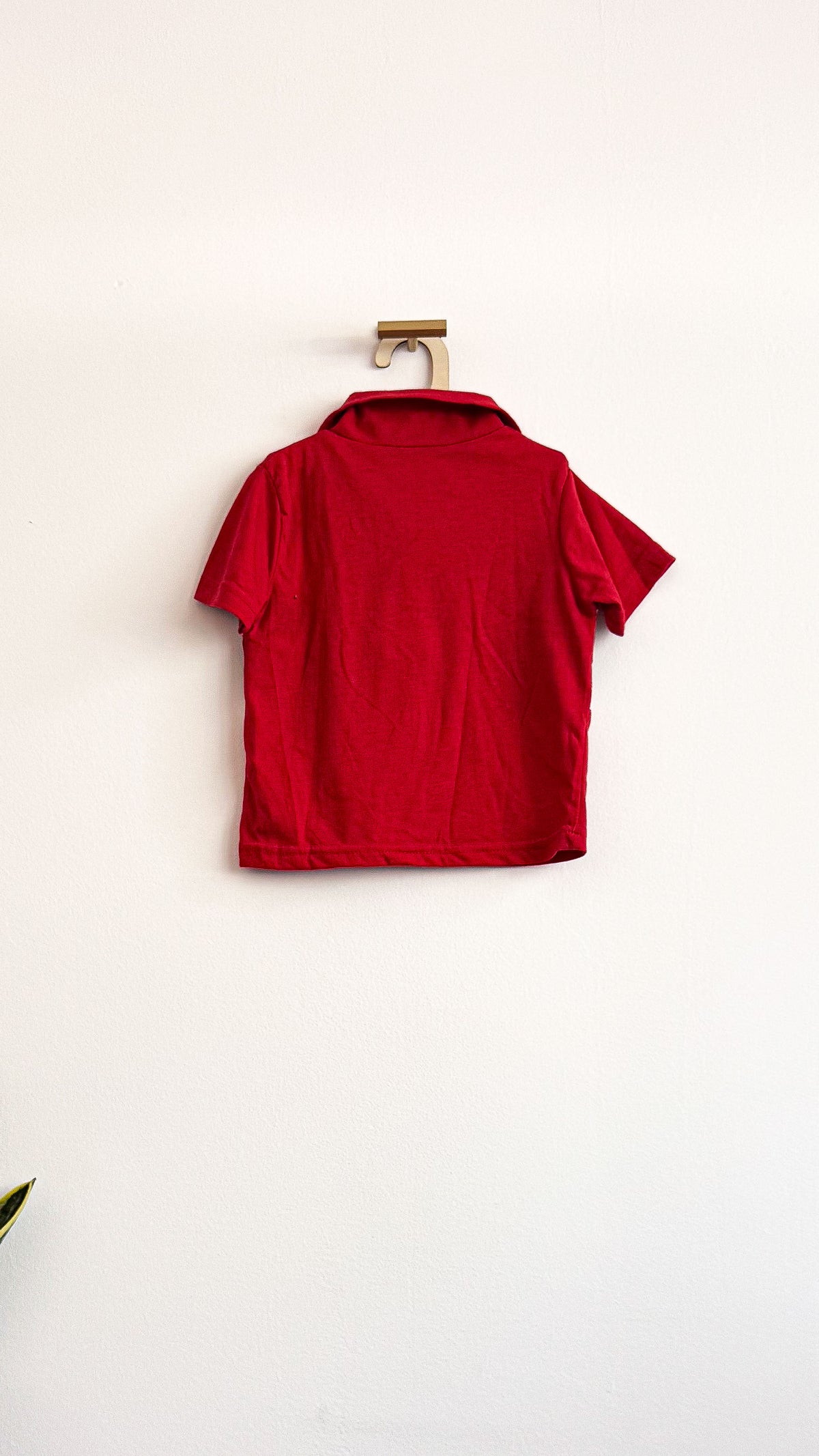 Polo rouge rayé "South Wind Skipper" 6/12 mois - Little Rebels