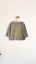 T-shirt ML gris imprimé voitures "Petits Bolides" 6/12 mois