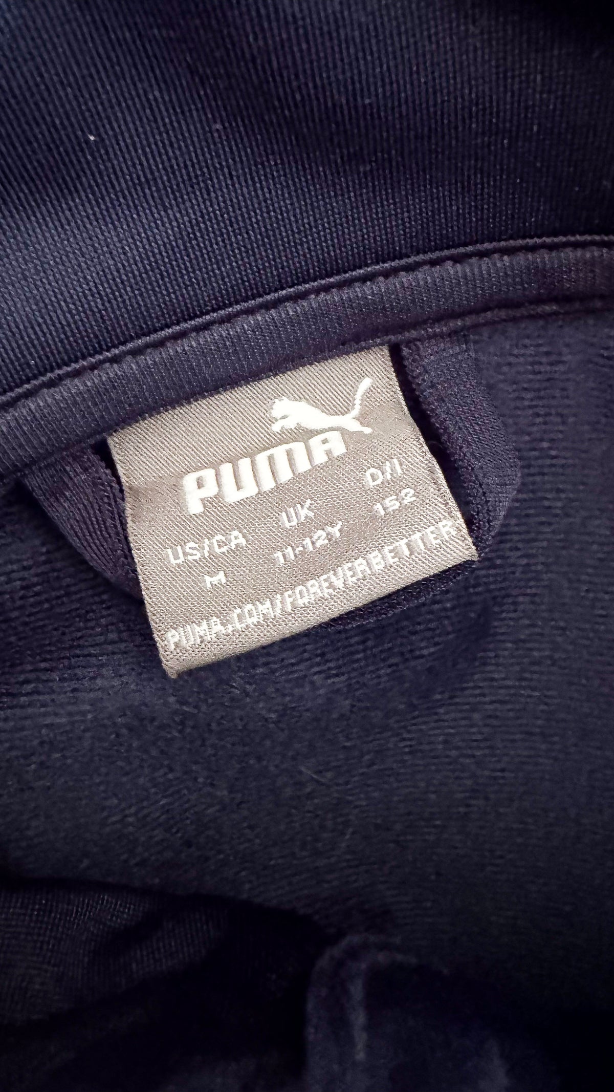 Veste survêtement zippée bleu marine 11-12 ans - Puma
