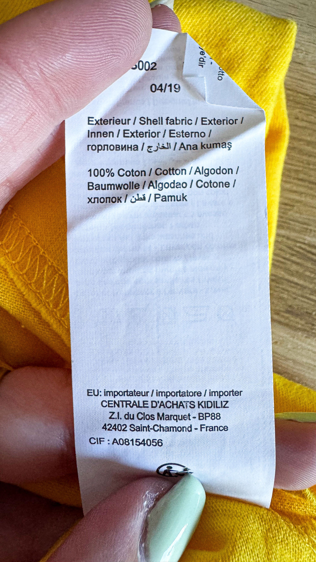 T-shirt ML jaune logo brodé 10 ans - G-Star Raw