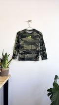 T-shirt ML camouflage logo élan 7/8 ans - Abercrombie Kids