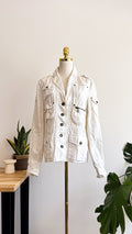 Veste saharienne Not The Same blanche 100% lin taille 42