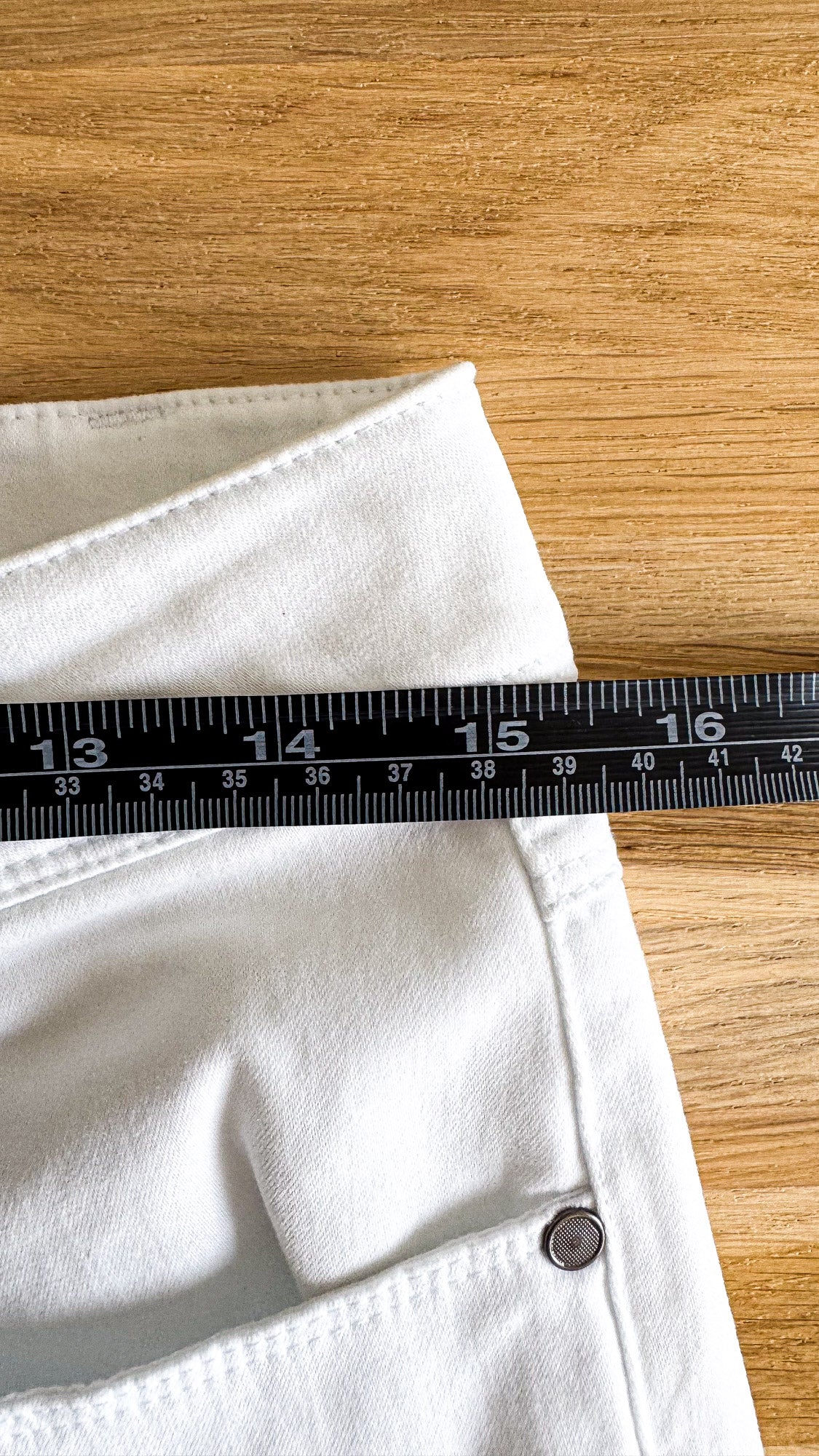 Jean blanc coupe droite 40 estimé - Camaïeu