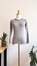 Pull Morgan de Toi gris col chaîne argentée S