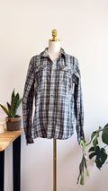 Chemise Tommy Hilfiger femme M carreaux western style