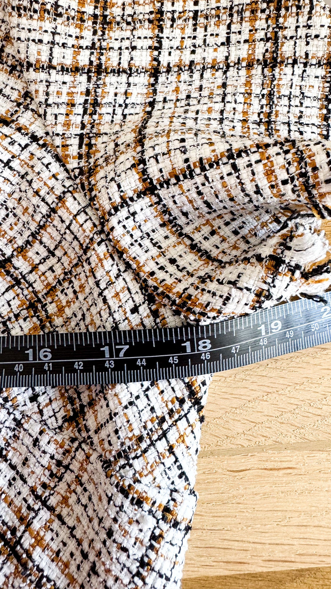 Robe tweed ceinture bord brut 42 - Primark
