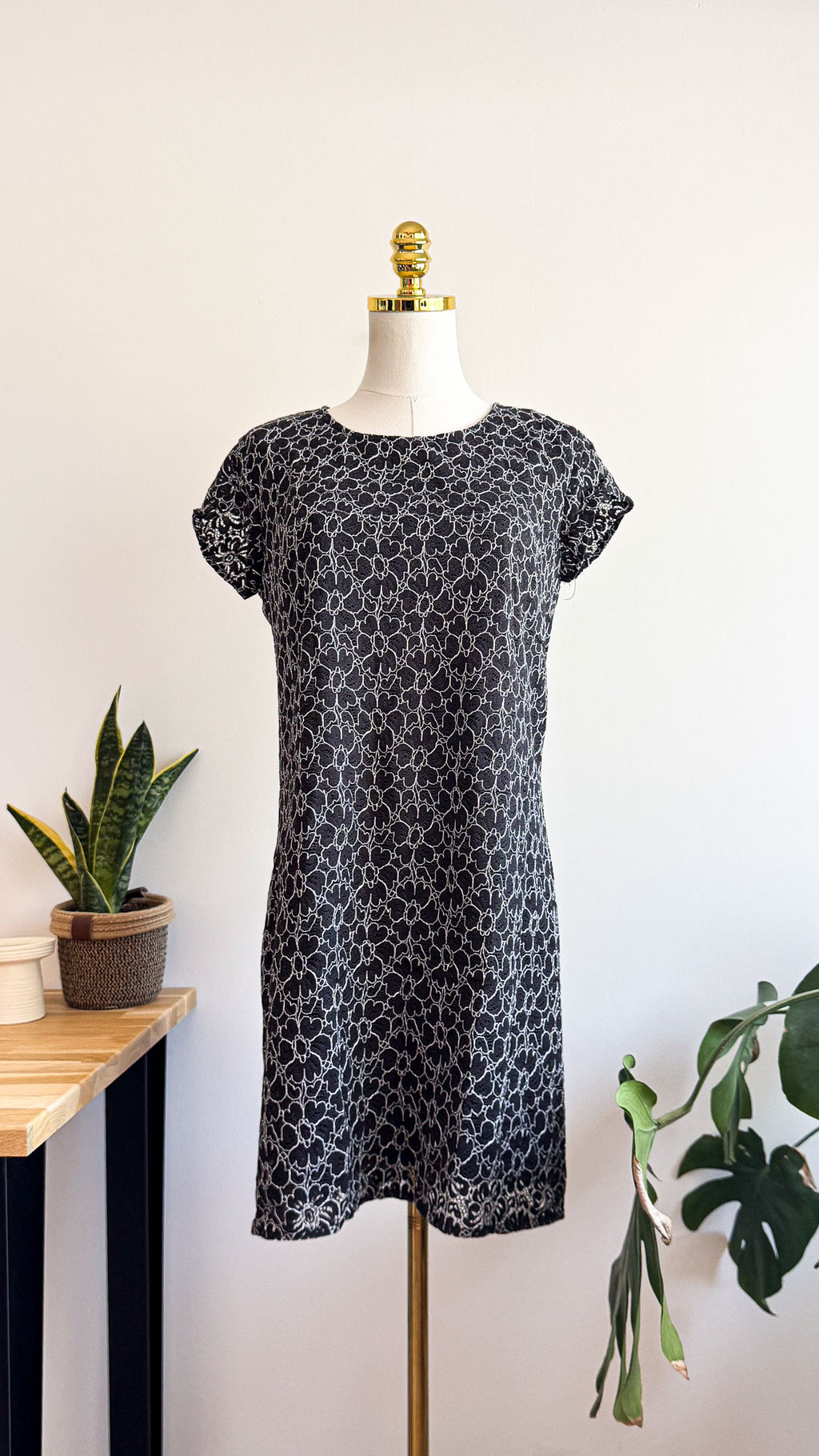Robe dentelle florale festonnée 40 - Arkitect