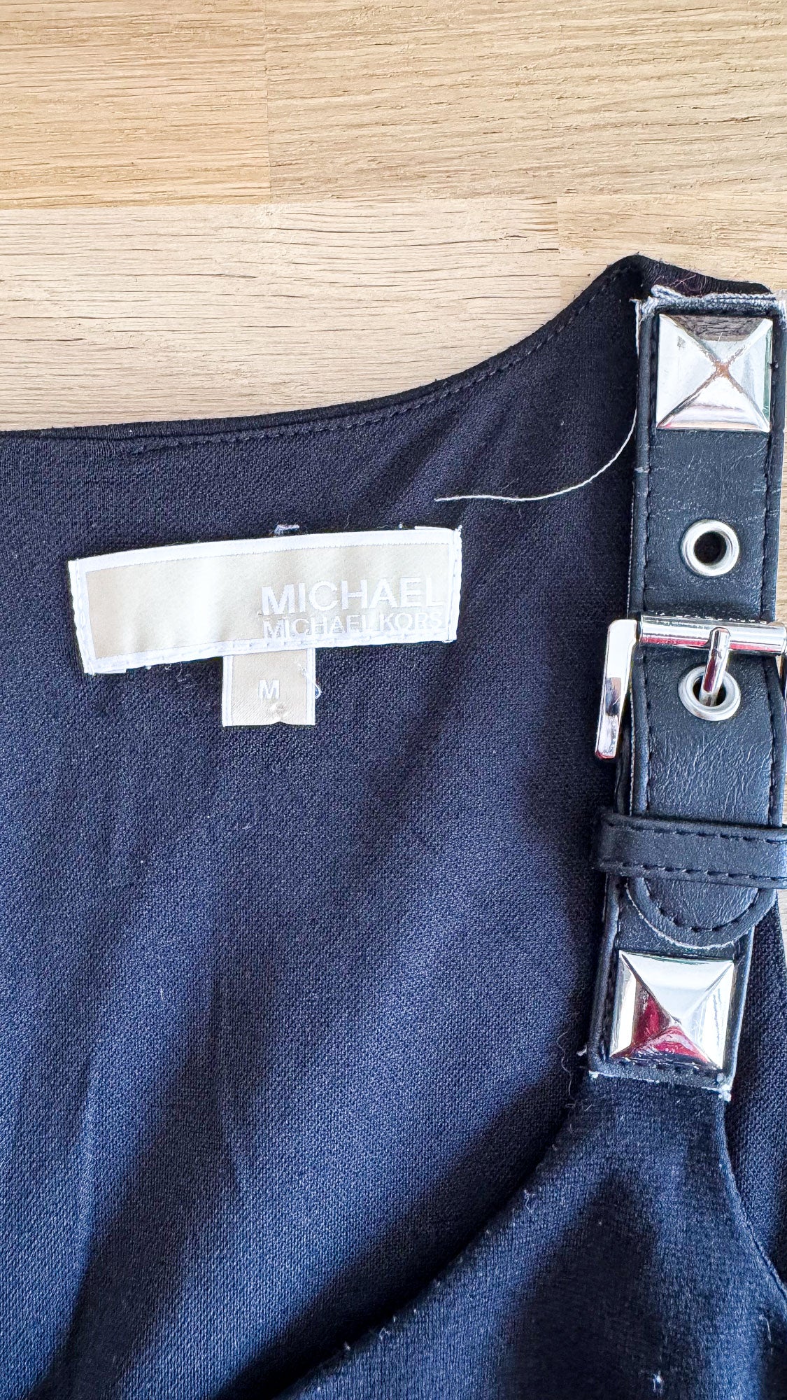 Robe bretelles cloutées laçage côtés M - Michael Kors