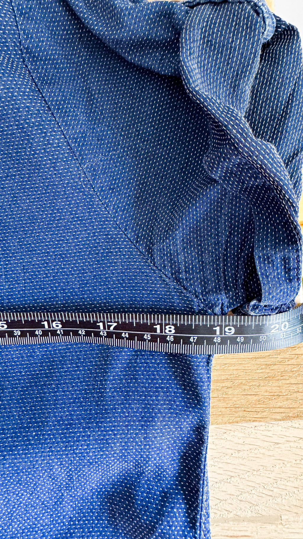Robe chemise jean Pepe Jeans S à pois manches courtes