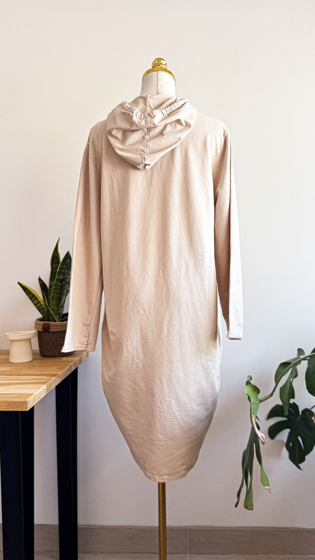 Robe sweat capuche imprimé mode TU - Kessy Moda