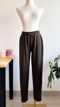 Pantalon fluide kaki taille élastique M - Mango
