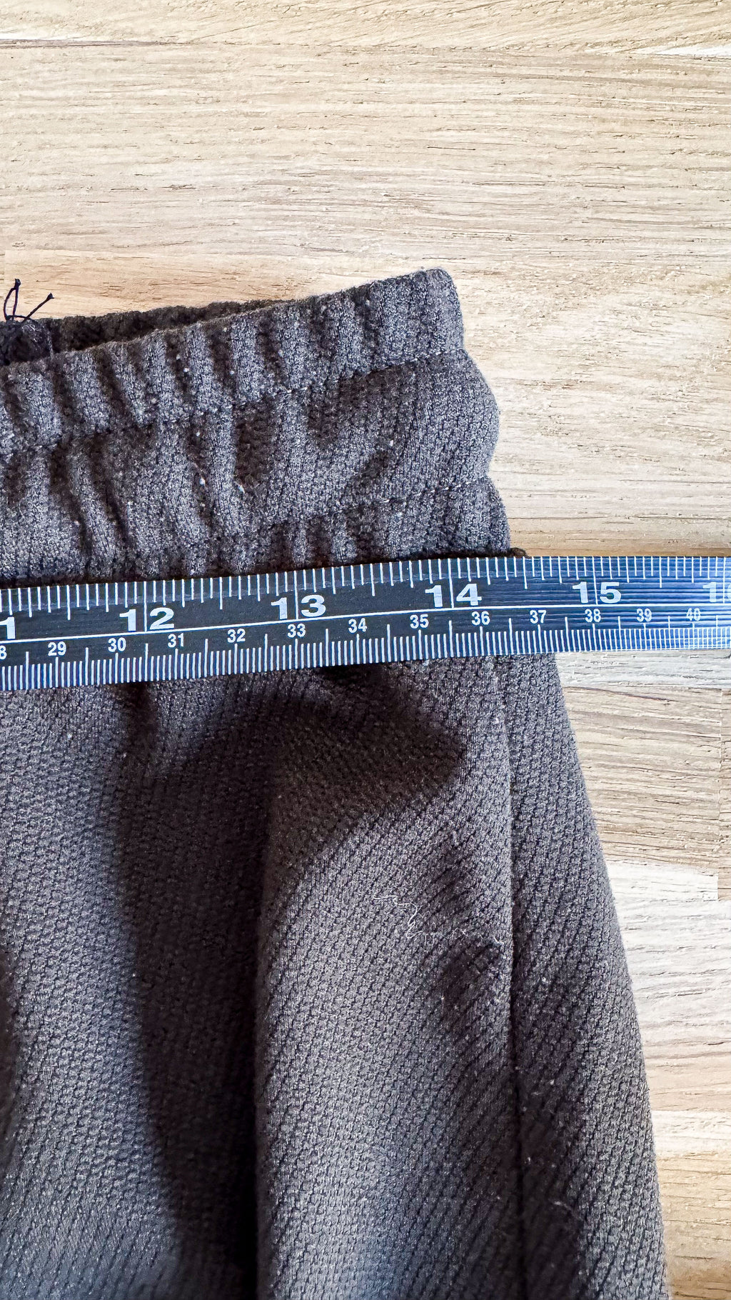 Pantalon fluide kaki taille élastique M - Mango