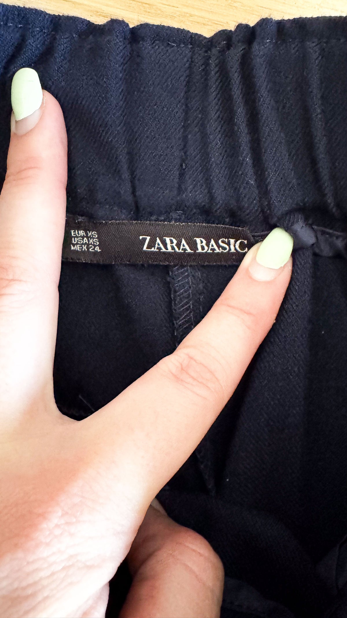 Pantalon fluide bande blanche jogging habillé XS - Zara