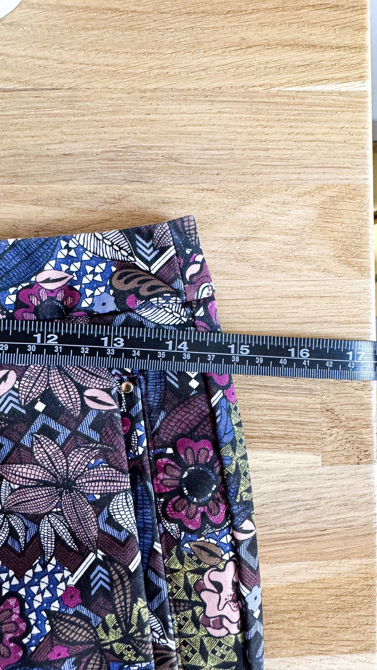 Pantalon skinny imprimé fleuri mosaïque 38 - Kiabi