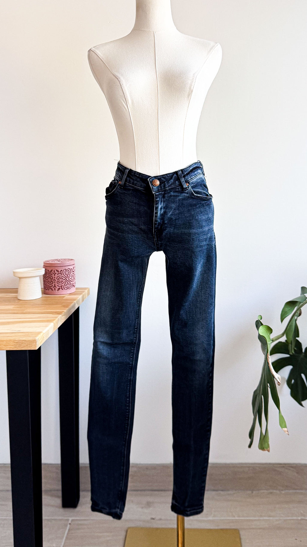 Jean skinny bleu foncé Olivia 38 - Mango