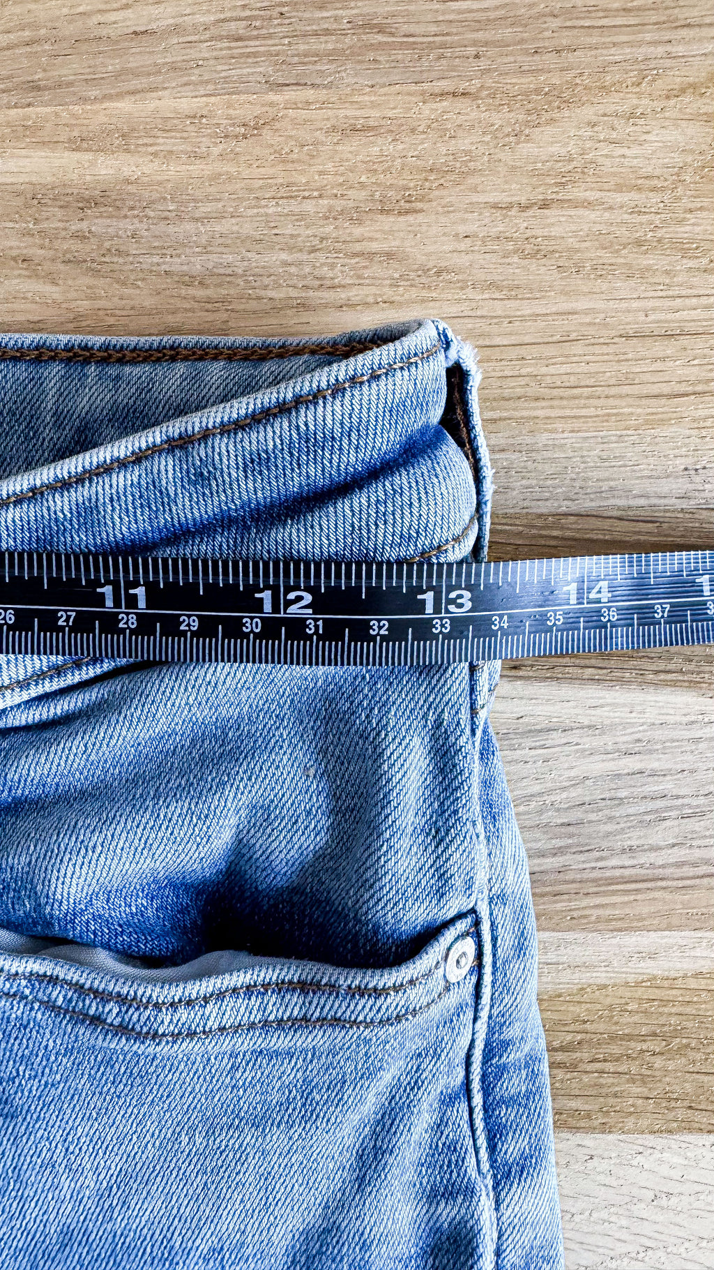 Jean Isa taille haute délavé clair 36 - Mango