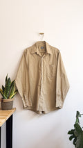 Chemise Lacoste homme beige taille 41 L coton