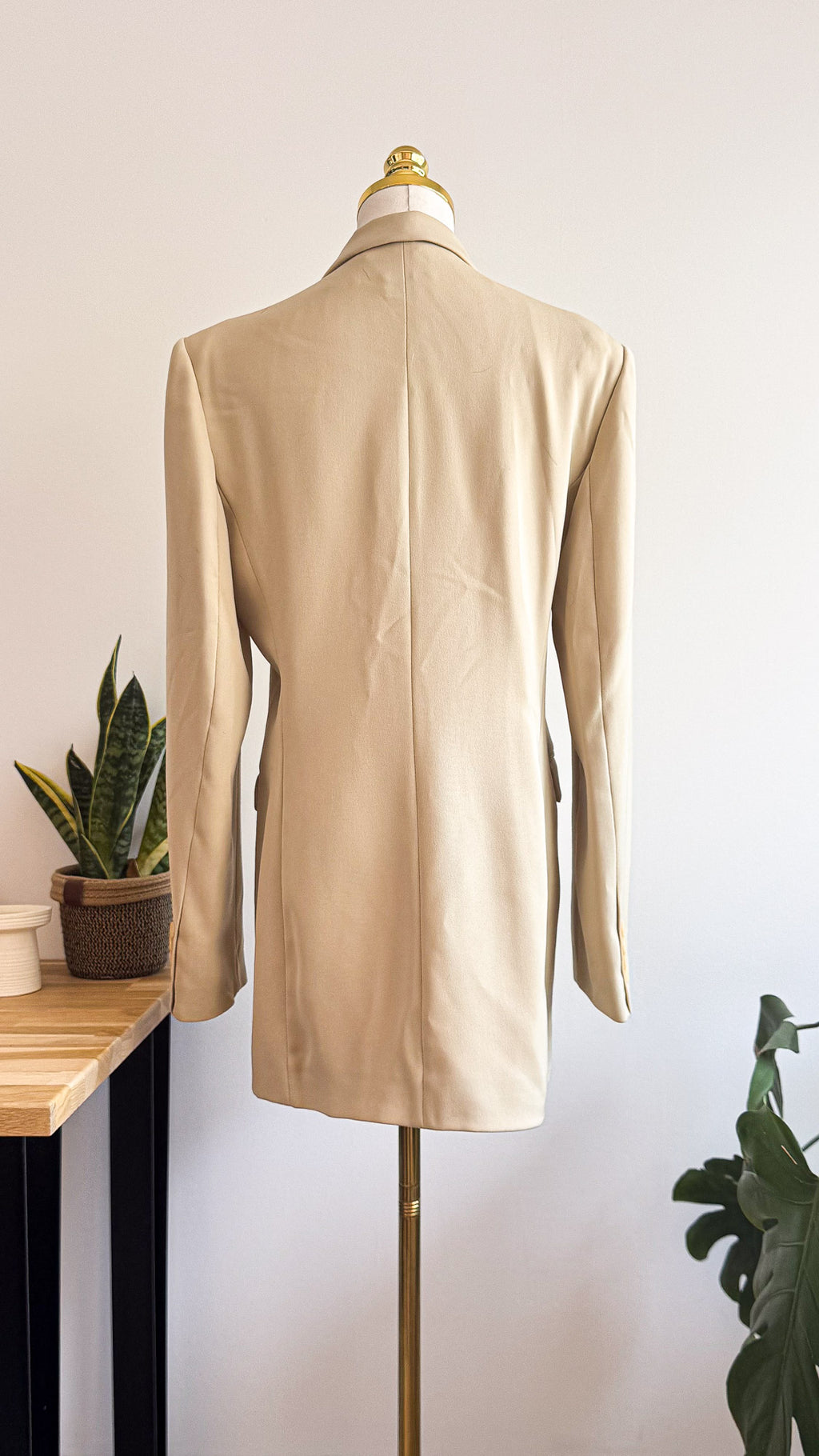 Blazer long Yumi Mazao beige taille 40 France