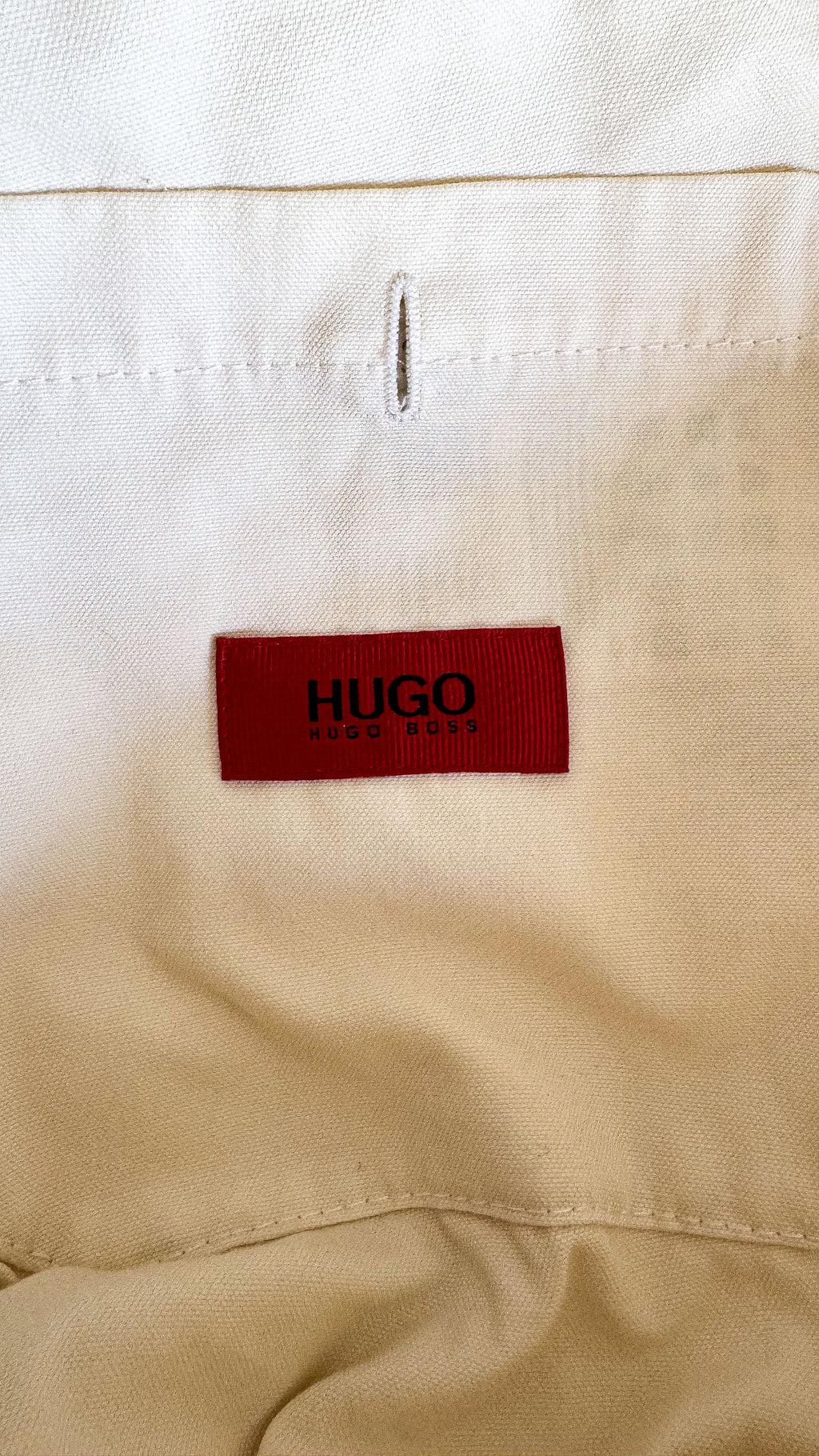 Veste costume Hugo Boss taille 52 écru ivoire coton 100% slim