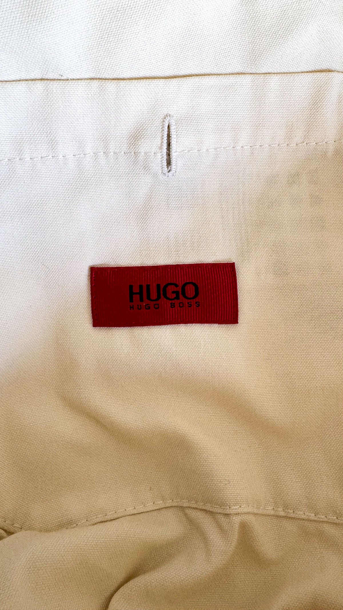 Veste costume Hugo Boss taille 52 écru ivoire coton 100% slim