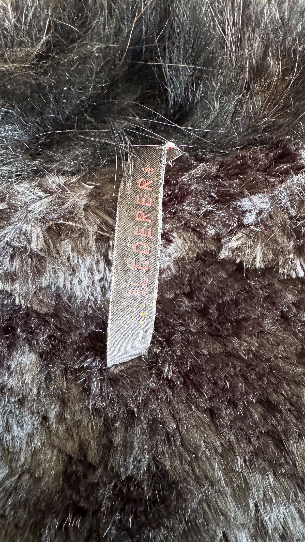 Veste fourrure Lederer Paris taille 40/42 noire vintage luxe