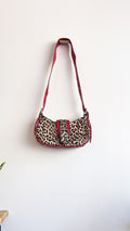 Sac baguette léopard rouge Jennyfer tendance Y2K neuf